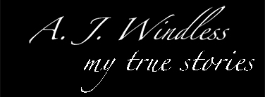 This is the banner for "My True Stories" by A. J. Windless. On this page you will find links to each of his stories. On this website you will find inspiring stoires, photos, poems, and songs of A. J. Windless.