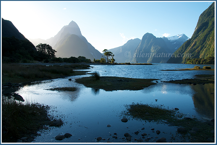 The day falls to a close at Milford Sound